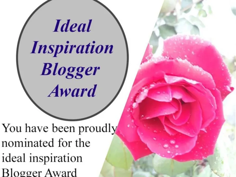 Ideal Inspiration Blogger Award